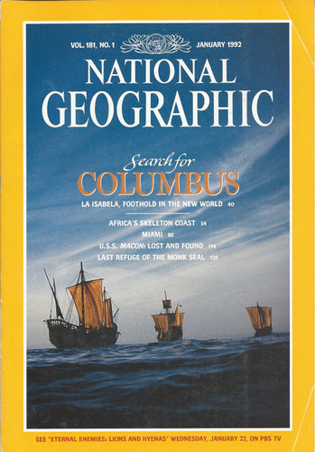 National Geographic: Jan. 1992