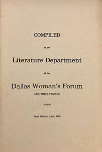 The Dallas Woman's Forum Cook Book
