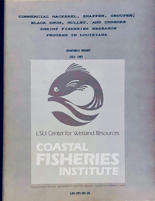 Coastal Fisheries Institute Report in Louisiana
