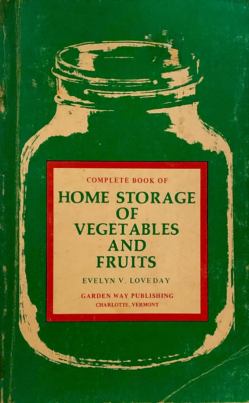 Home Storage of Vegetables and Fruit