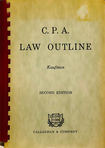 C.P.A. Law Outline