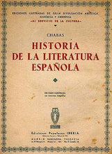 Load image into Gallery viewer, Historia De La Literatura Espanola