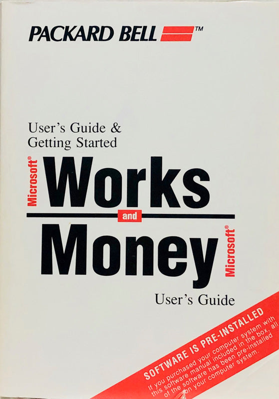 Microsoft Works and Money: User's Guide & Getting Started