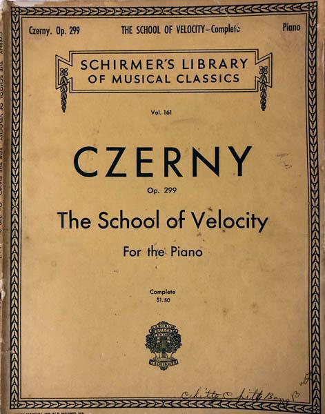 Carl Czerny Op. 299, Complete School of Velocity for Piano, Amsco Music Library Series [songbook/sheet music]