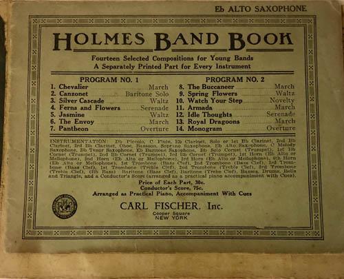 Holmes Band Book